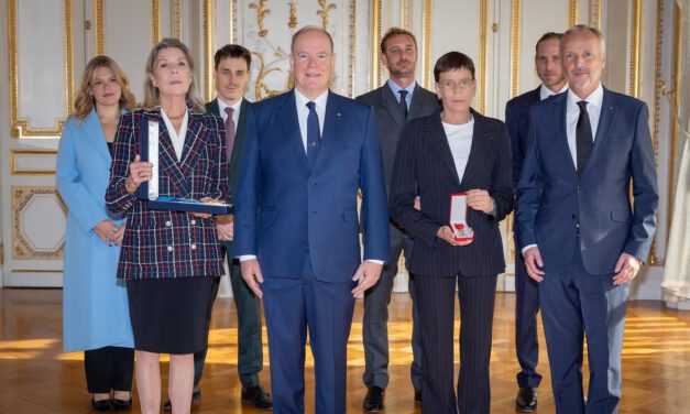 Monaco’s Royal Sisters Awarded France’s Highest Distinctions