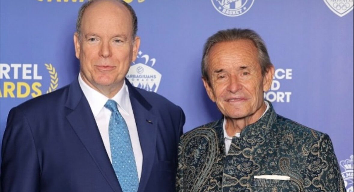 Jacky Ickx honoured with Legend Award at the Sportel Awards Gala in Monaco