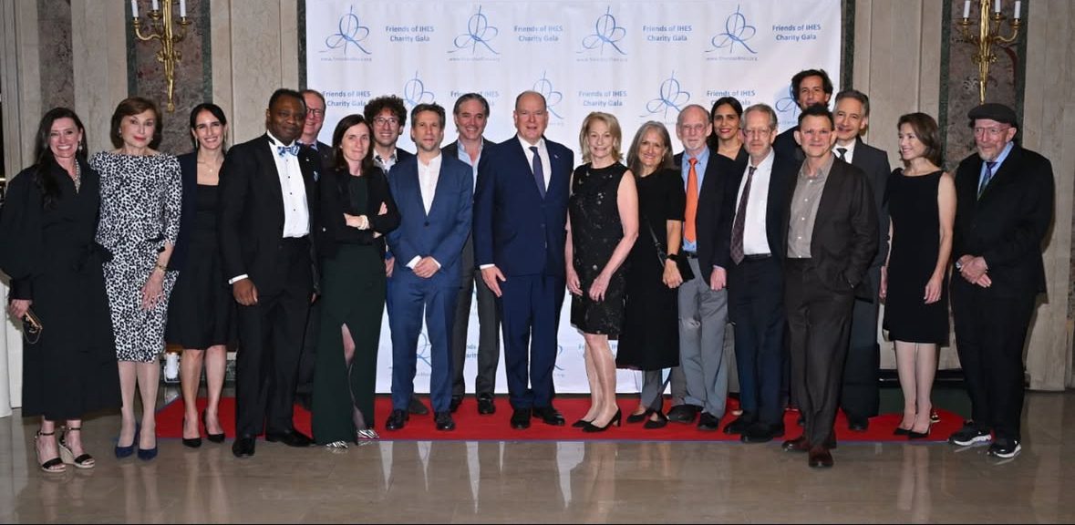HSH Prince Albert II joins stars at New York gala celebrating cinema and mathematics