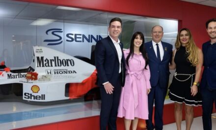 Prince Albert visits Ayrton Senna institute in São Paulo to honour racing legend’s legacy