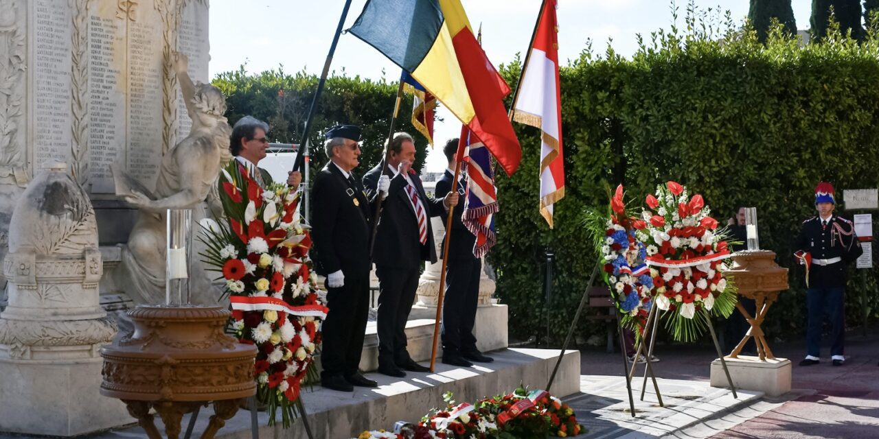 Monaco honours Armistice Day with solemn ceremony