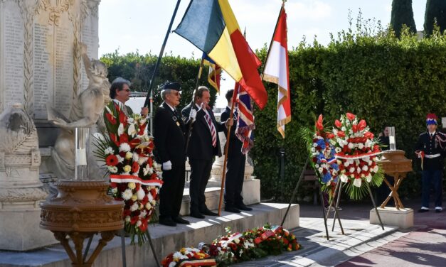 Monaco honours Armistice Day with solemn ceremony