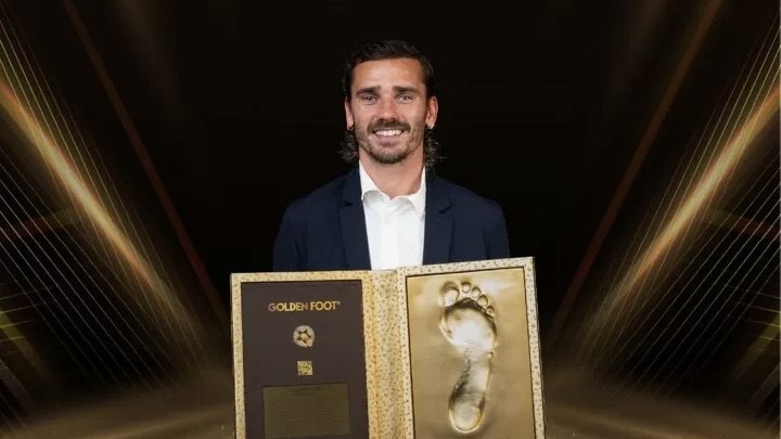 Antoine Griezmann immortalised in Monaco with Golden Foot honour