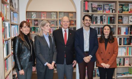 Prince Albert II and Princess Caroline inaugurate La Bookinerie Monaco