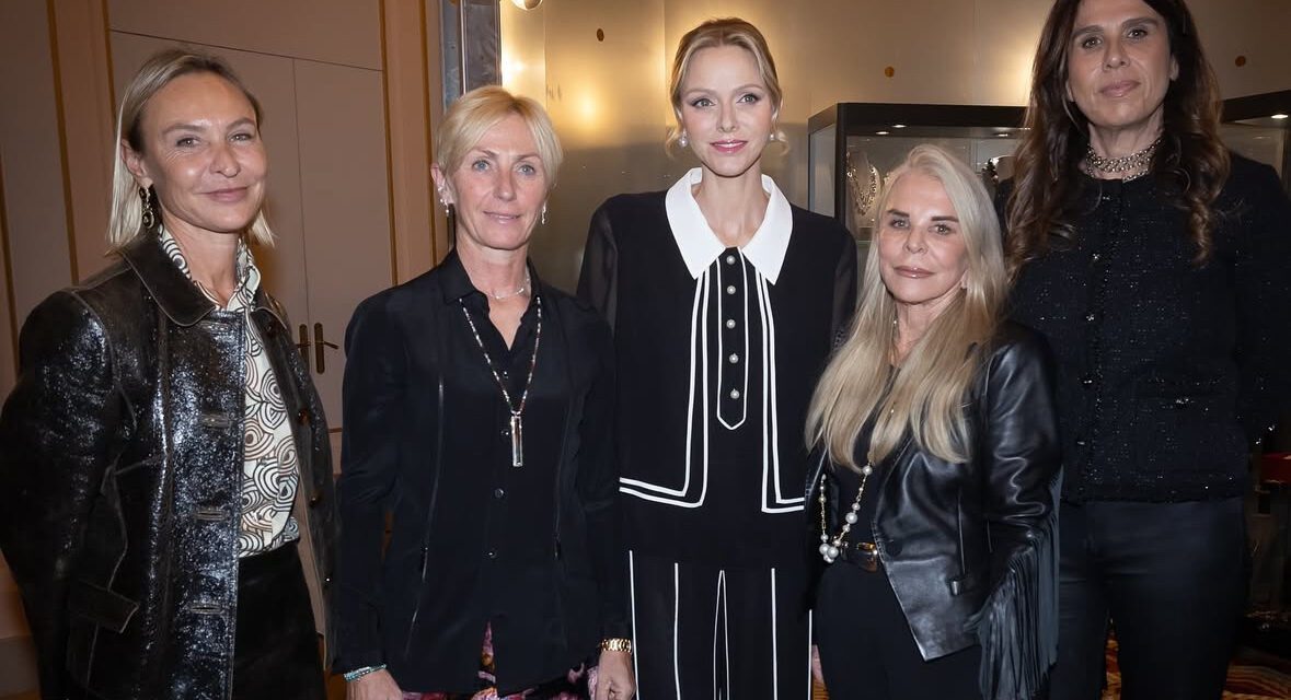 Princess Charlene visits the Joya jewellery fair at One Monte-Carlo