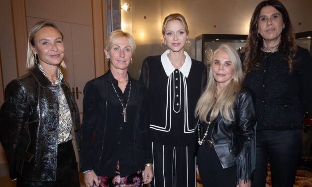 Princess Charlene visits the Joya jewellery fair at One Monte-Carlo