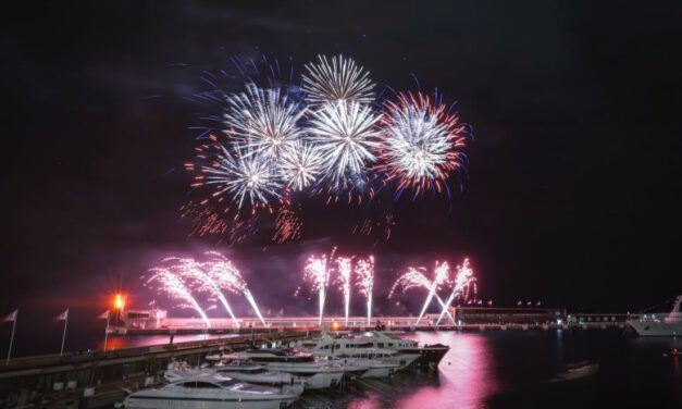 Princely reception and fireworks light up Monaco on the eve of National Day