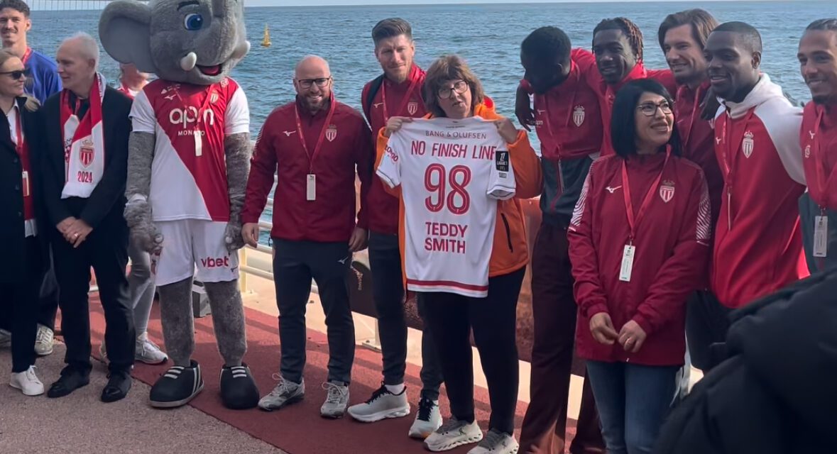 AS Monaco players join the No Finish Line to support children’s causes