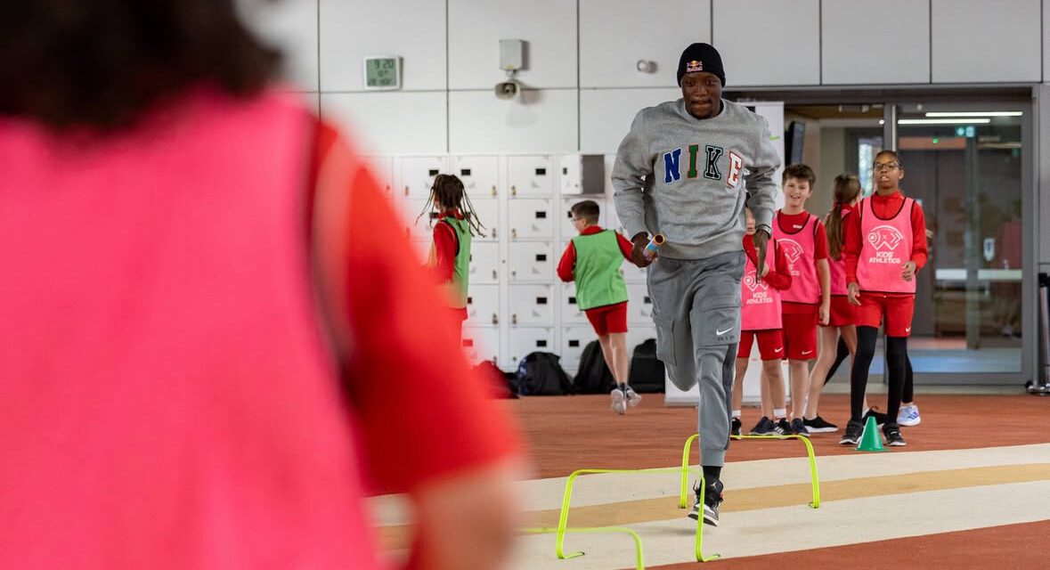 Olympic gold meets the classroom as Monaco pupils train with Letsile Tebogo