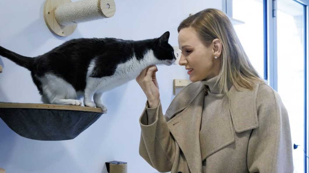 Princess Charlene tours Monaco SPA as Peille shelter gets festive upgrades