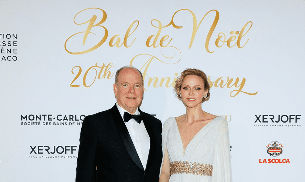 Princely couple attend Monaco’s charity Christmas Ball