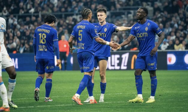 Monaco left empty-handed in Marseille after late blow