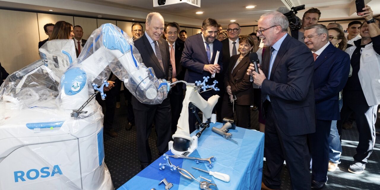 Monaco’s IM2S unveils “Rosa” surgical robot, marking a major step forward in high-tech knee operations