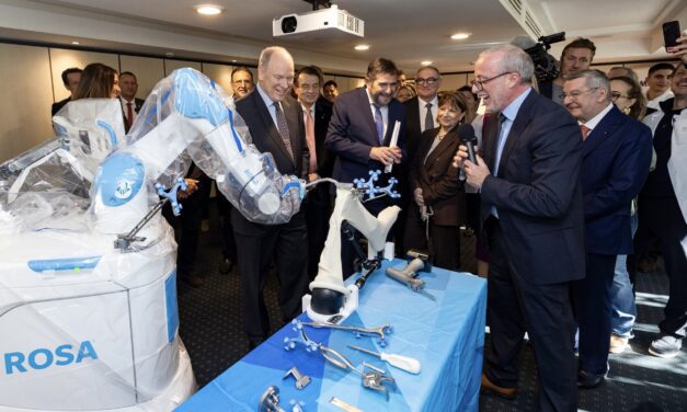 Monaco’s IM2S unveils “Rosa” surgical robot, marking a major step forward in high-tech knee operations