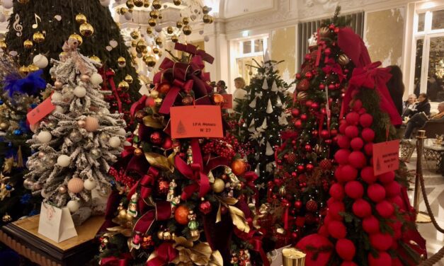 Christmas tree auction raises 102,000 euros to protect young people online in Monaco