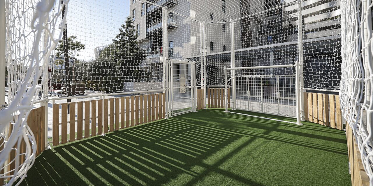 New children’s sports area opens on Promenade Honoré II