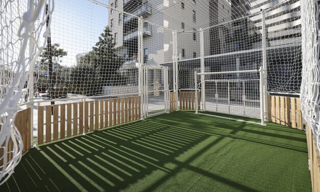 New children’s sports area opens on Promenade Honoré II