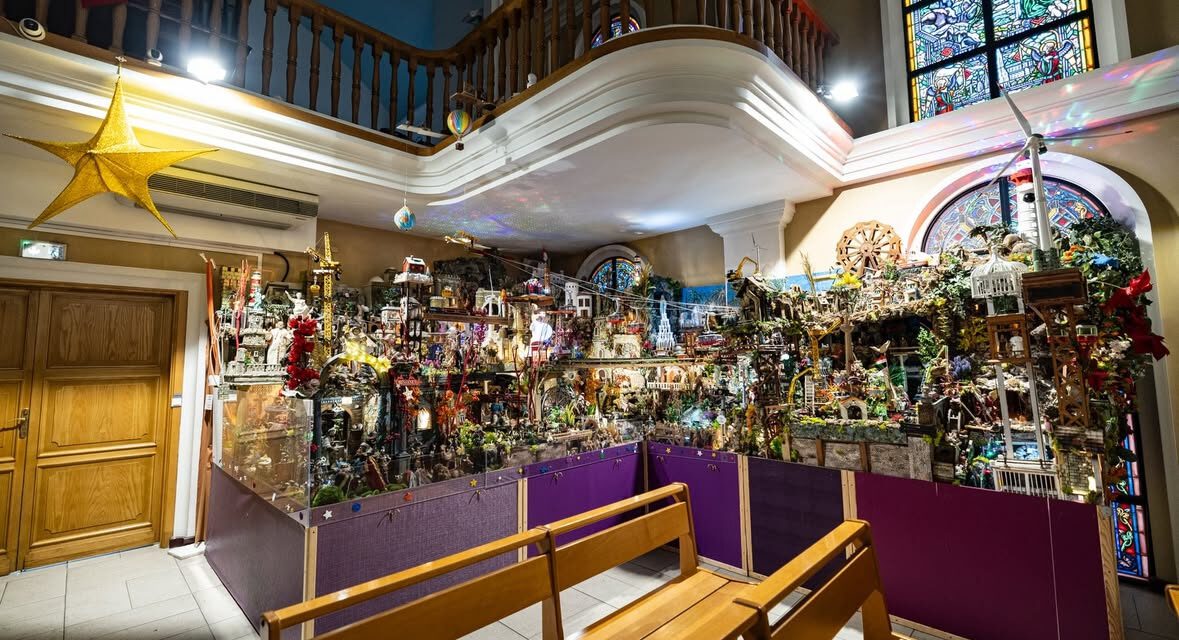A dazzling nativity scene transforms the Carmelite Chapel for Christmas