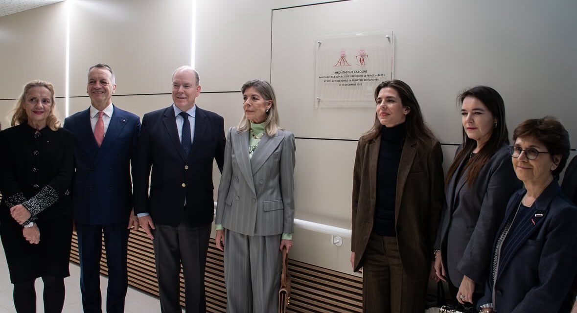Caroline Media Library opens as Monaco’s newest cultural landmark