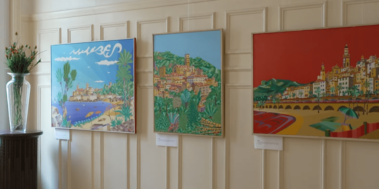 Prince Albert II visits Claude Gauthier’s colourful tribute to Monaco