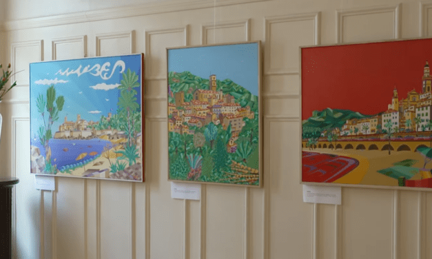 Prince Albert II visits Claude Gauthier’s colourful tribute to Monaco