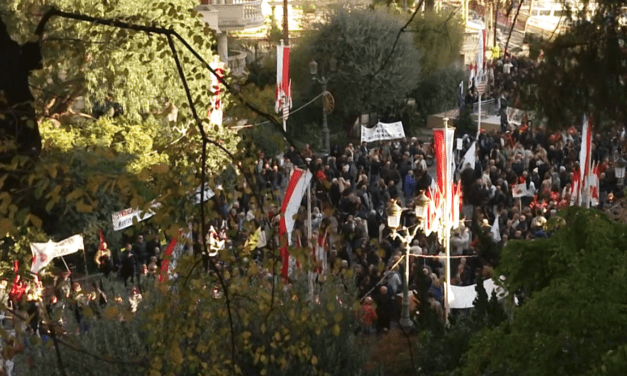 Hundreds take to Monaco’s streets as unions warn over pensions and purchasing power