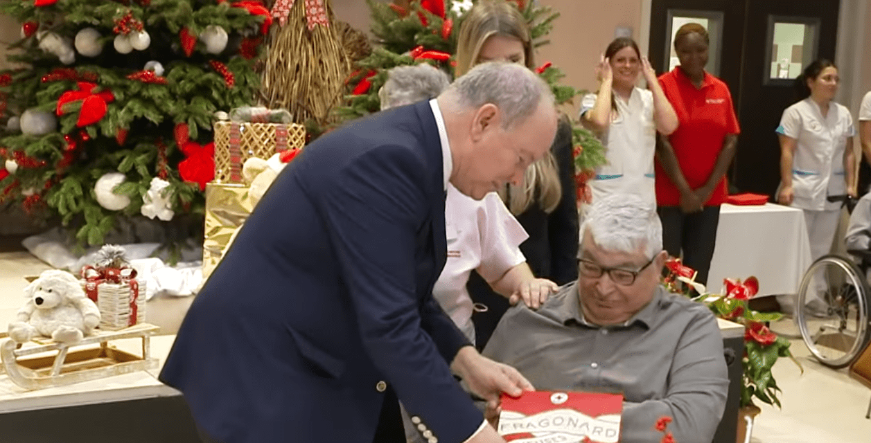 A royal Christmas moment that lit up the Rainier III Centre