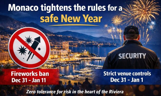 Monaco tightens the rules to keep New Year celebrations safe