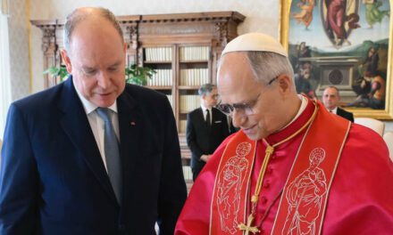 HSH Prince Albert II received by Pope Leo XIV during Vatican visit