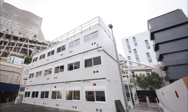 Modular school buildings ready as Lycée Albert Ier resumes in-person classes