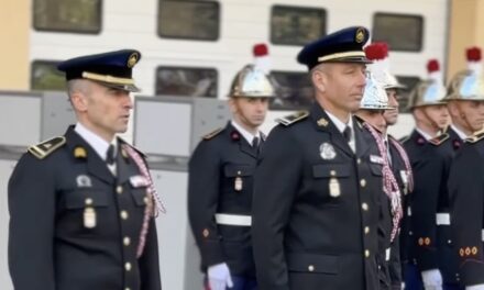 Olivier Vitale takes command at Fontvieille Rescue Centre during official handover ceremony