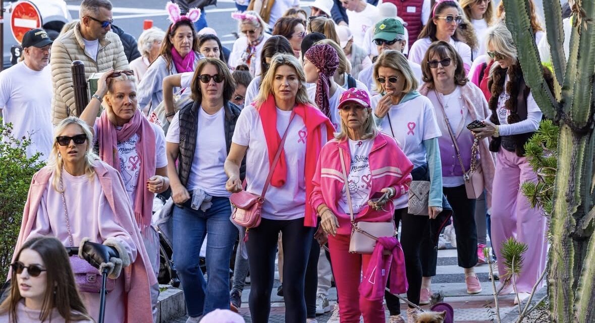 Pink Ribbon march paints Monaco in hope