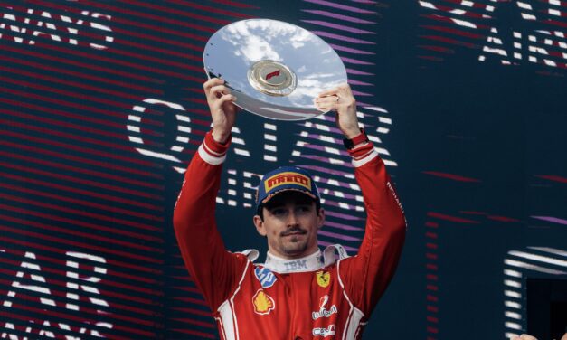 Leclerc fights at the front but Ferrari settle for podium in Australian season opener