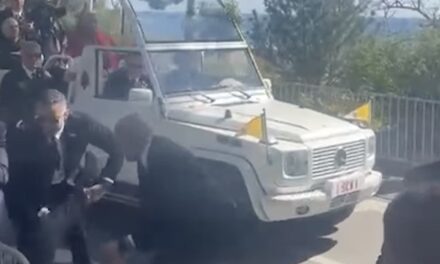 Animal rights activists briefly disrupt papal motorcade during historic Monaco visit