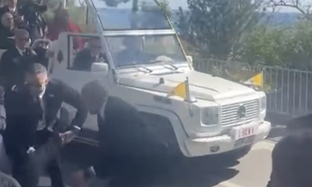 Animal rights activists briefly disrupt papal motorcade during historic Monaco visit