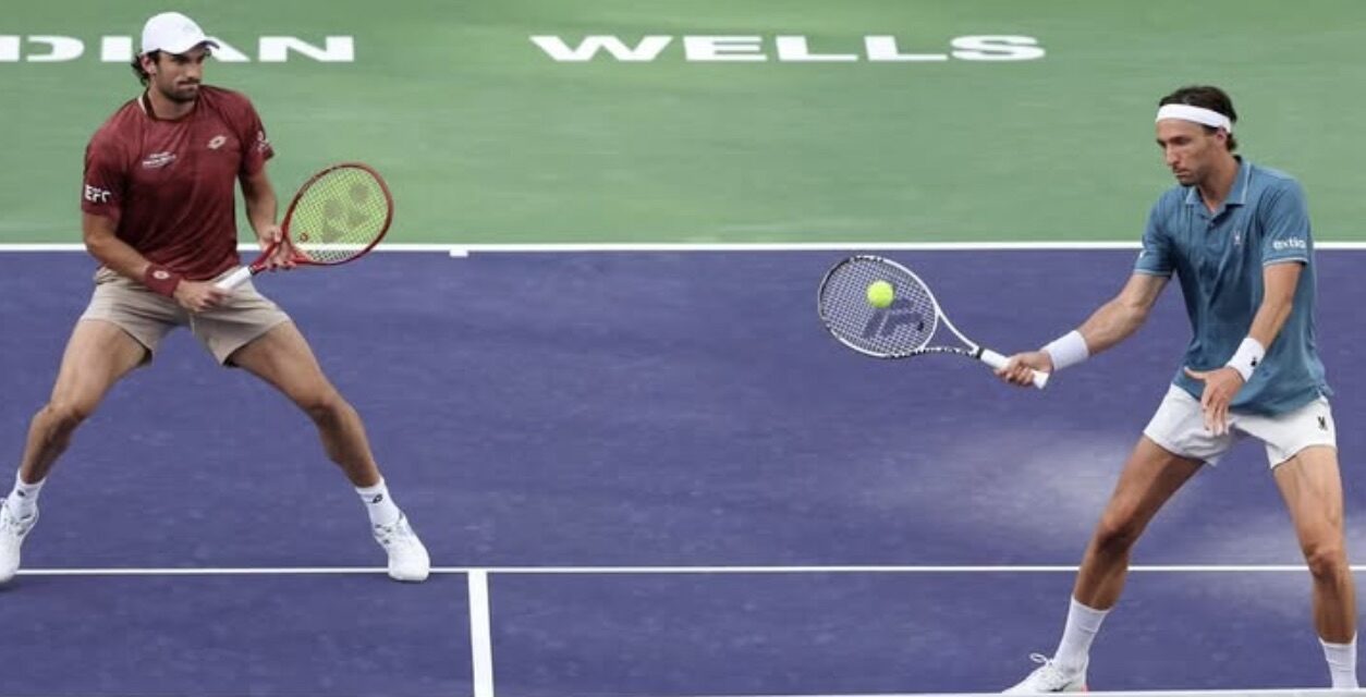 Vacherot falls just short in Indian Wells doubles final