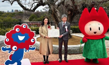 Ancient olive tree from Monaco planted in Osaka as symbol of friendship