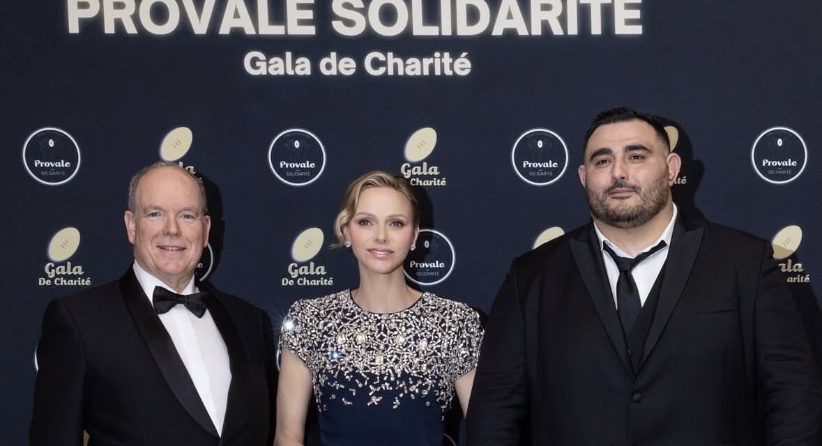 Princely Couple Supports Rugby Solidarity Gala