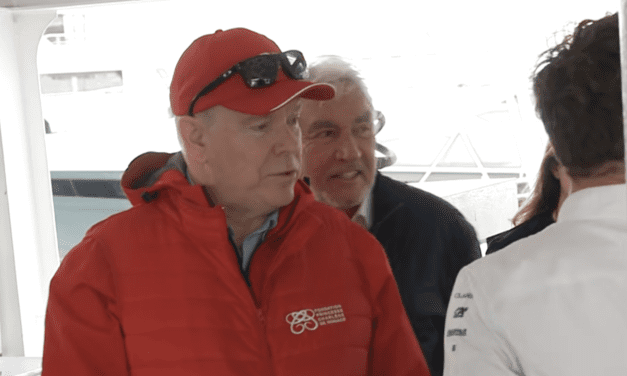 Prince Albert II visits Plastic Odyssey