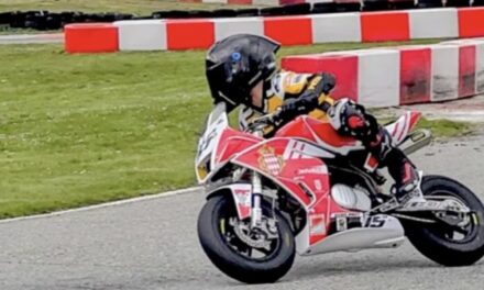 The ten-year-old Monegasque with MotoGP on his mind