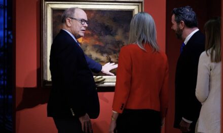 Prince Albert II and Princess Caroline open Monaco Art Week