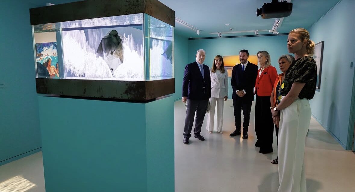 Prince Albert II and Princess Caroline open Monaco Art Week