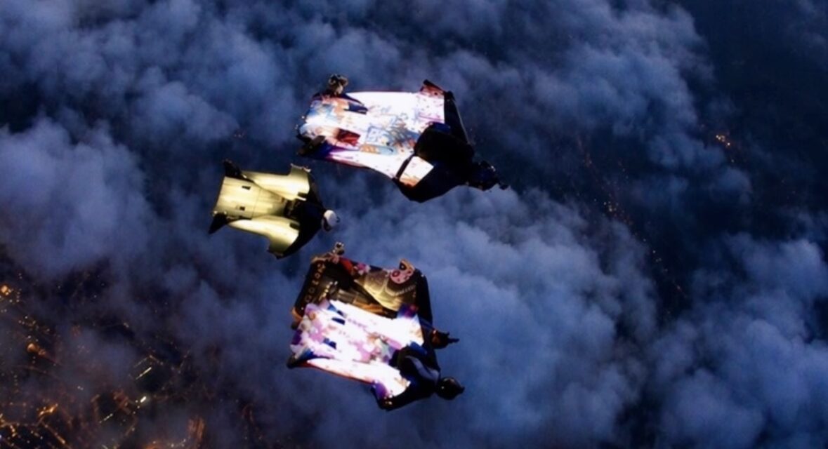 “Fireball” over Monaco revealed as daring wingsuit stunt