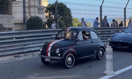 Leclerc swaps supercars for retro Monaco runabout