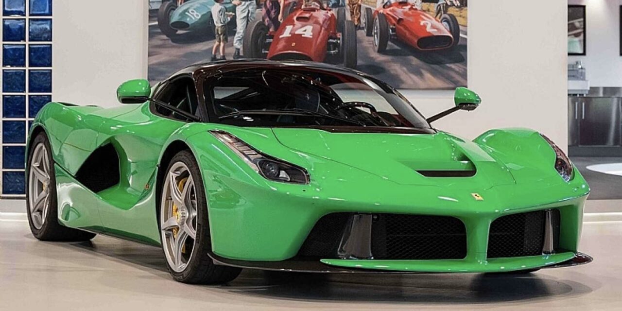 Jay Kay’s rare green Ferrari LaFerrari sells for nearly €5 million in Monaco