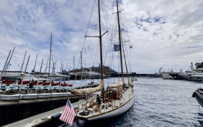 Historic yacht departs Monaco on three-year Mediterranean mission