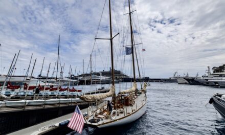 Historic yacht departs Monaco on three-year Mediterranean mission