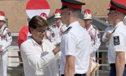 Princess Stéphanie welcomes new recruits into Prince’s Carabinieri Corps