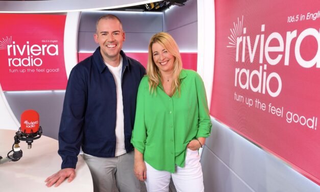 Adam O’Neill joins Riviera Radio breakfast show alongside Sarah Lycett