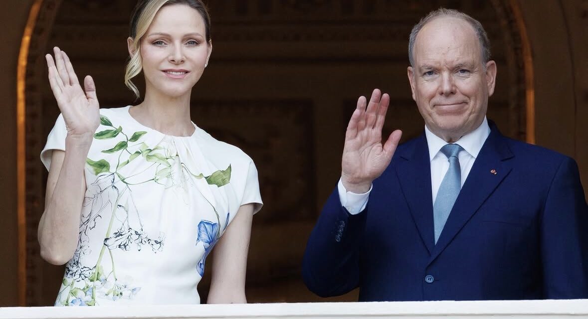 Prince Albert II and Princess Charlene attend Corpus Christi celebrations